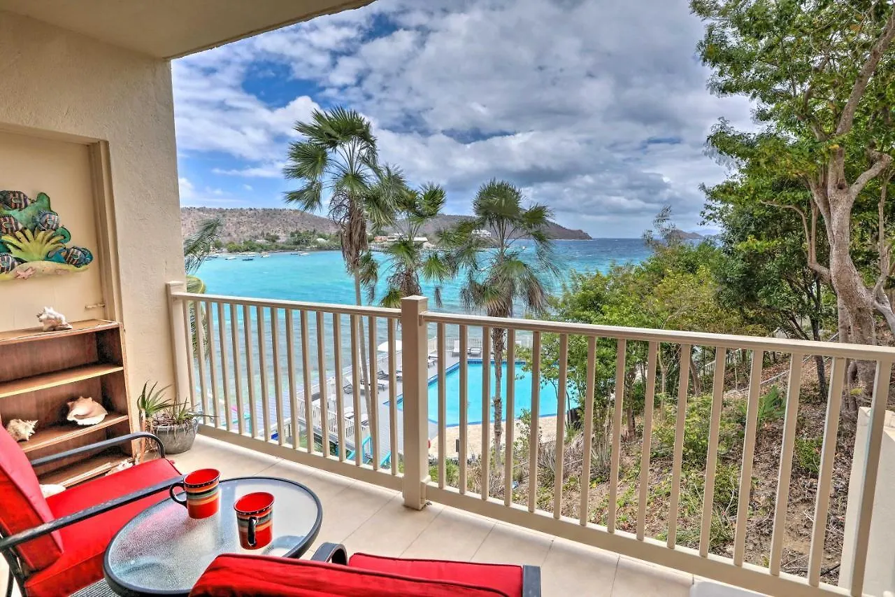 Saint Thomas Condo With Ocean Views, Walk To Beach! Frydendal Apartment